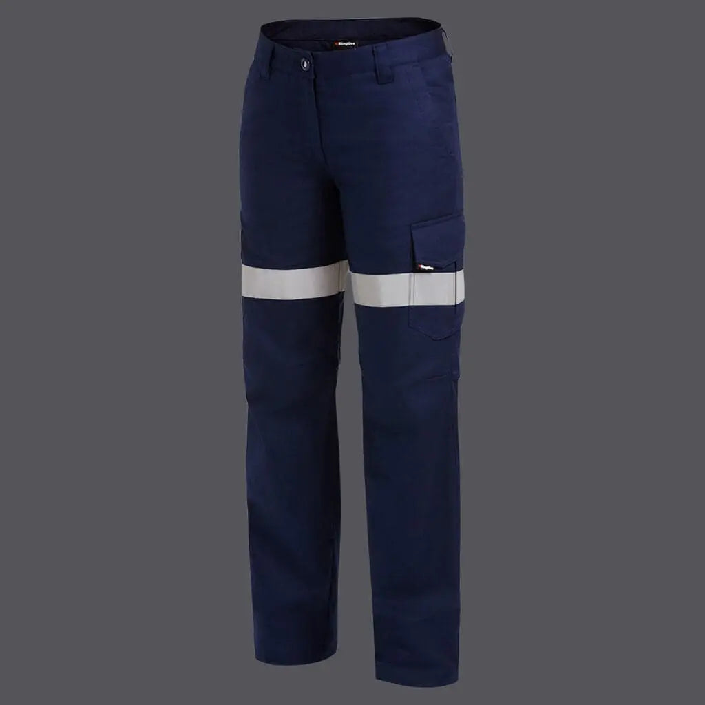 KingGee Women's Workcool 2 Reflective Taped Pants K43825 Metro Workwear.